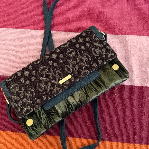 LIKE NEW. HAMMITT AJ LEATHER ANTIQUE ATELIER STUDDED SNAP CROSSBODY PURSE - Picture 2 of 6